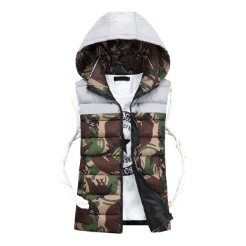 Men Hooded Vest Jackets Men Casual Jackets Women Sleeveless Jacket